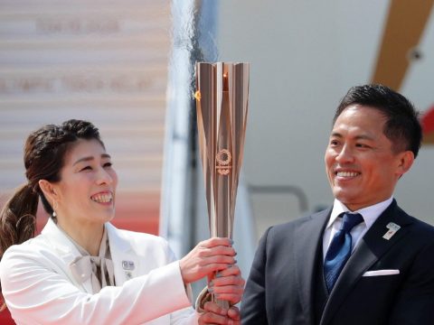 Megérkezett Japánba az olimpiai láng
