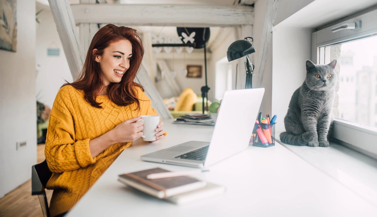 A home-office előnyeit vizsgálta egy felmérés