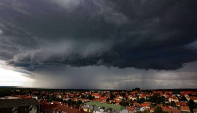 Vasárnap estig zivatarokra és szélviharokra kell számítani a régiók többségében