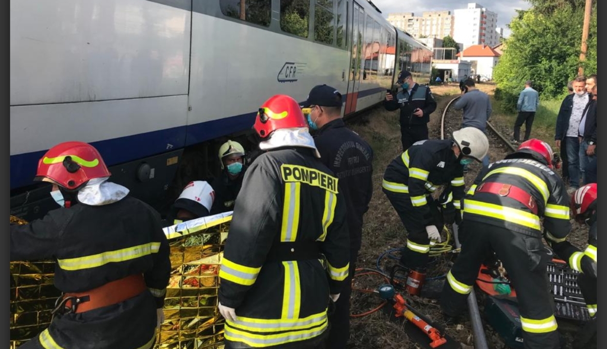 Halálra gázolt a vonat egy nőt Marosvásárhelyen