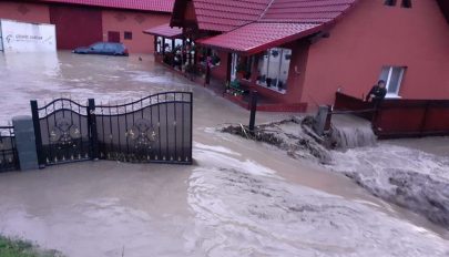 Öt településen okoztak áradásokat a heves esőzések