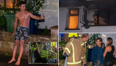Hősként ünnepelnek egy román férfit Nagy-Britanniában, miután kimentette szomszédját a tűzből