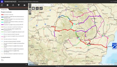 Interaktív térkép készült a romániai útépítési projektekről