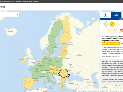 Új honlap segíti az EU-n belüli idegenforgalom biztonságos újraindítását