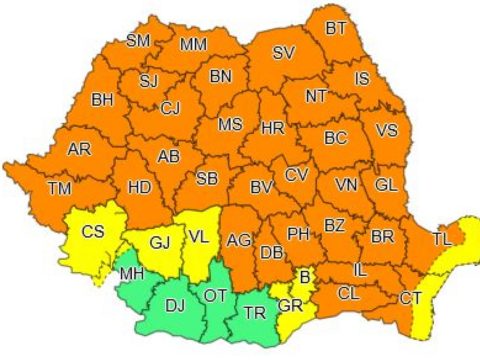 Narancssárga viharriasztást adtak ki 33 megyére