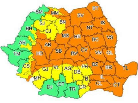 Meghosszabbították az ország középső és keleti részére érvényes másodfokú esőriasztást