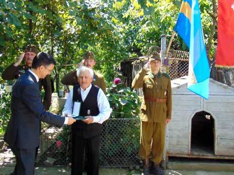 Kitüntették az Úz-völgyi veteránt