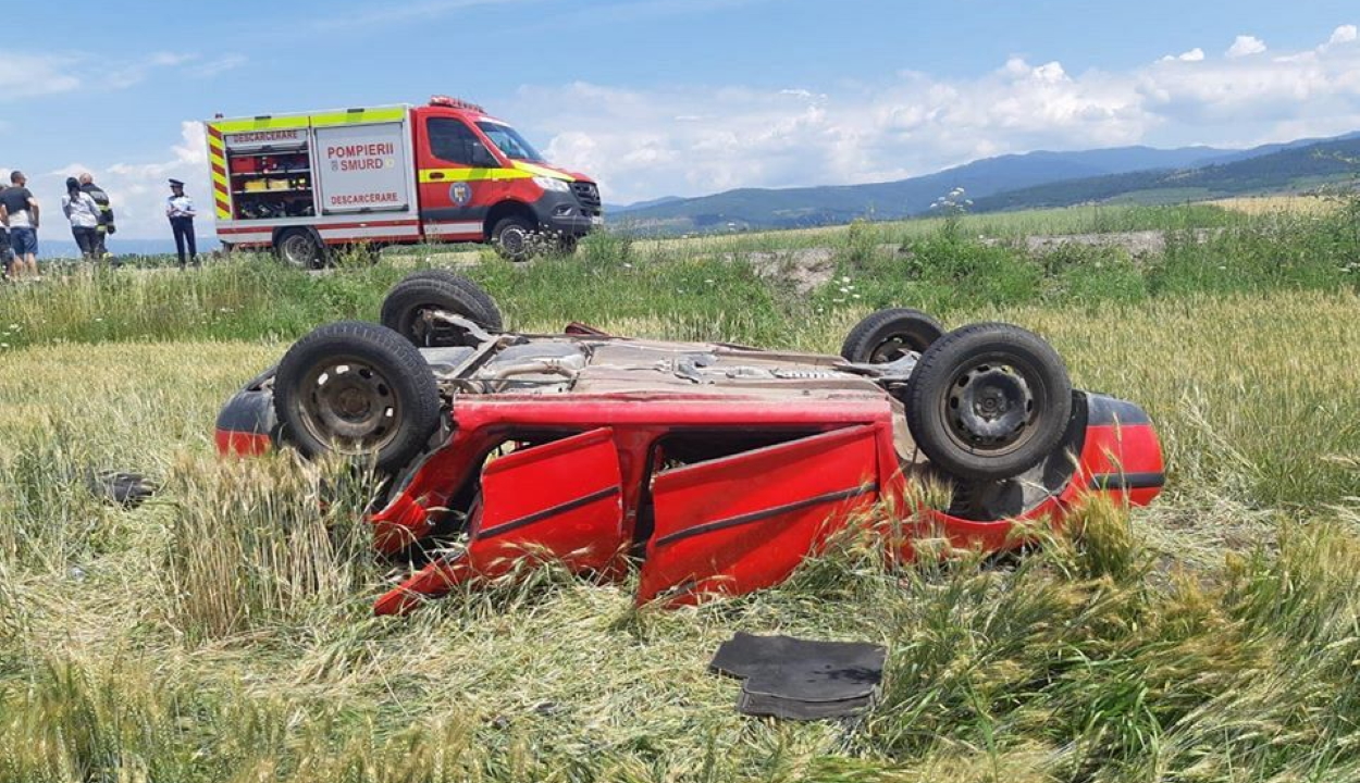 Baleset Imecsfalva és Zabola között – 12 személyt szállítottak kórházba