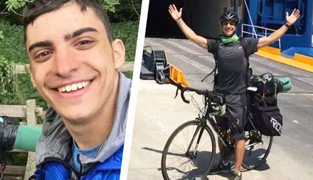 48 napig biciklizett egy görög egyetemista, hogy hazajusson