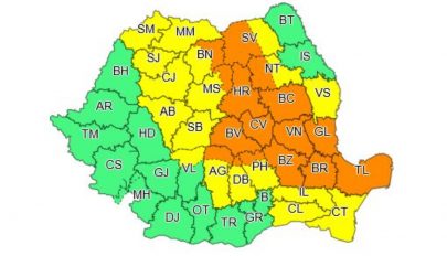 Másodfokú esőriasztás 16 megyében, elsőfokú riasztás 18 megyében