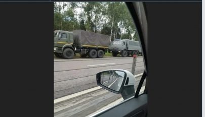Orosz rendvédelmi egységek indultak meg hajnalban Belarusz felé