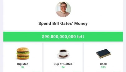 El tudná költeni Bill Gates összes pénzét? Most kipróbálhatja