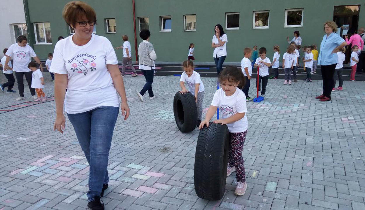 Vidám sportnap a Csipkerózsikában