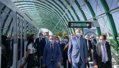 Iohannis: alapvetően fontos az Északi pályaudvar és a Henri Coandă repülőtér közötti kapcsolat