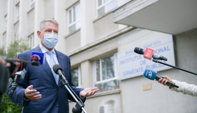 Iohannis: nem kell pánikba esni, de be kell tartani az egészségügyi óvintézkedéseket
