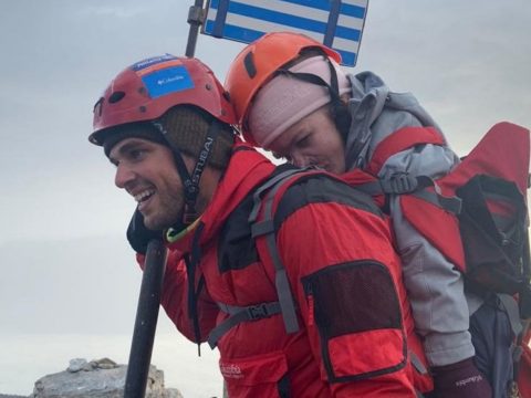 A mozgáskorlátozott egyetemista a barátja segítségével mászta meg az Olimposzt