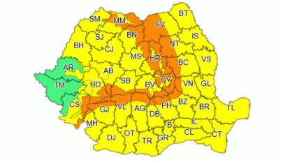 Másodfokú szélriasztást adtak ki 21 megye hegyvidékére