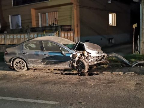 Ittas sofőr okozott balesetet a Cigaretta utcában