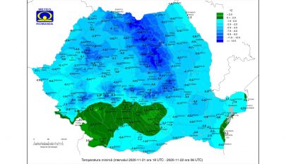 Mínusz tíz Celsius-fok alá süllyedt a hőmérséklet vasárnap hajnalban Csíkszeredában