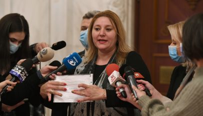 Érvénytelen Diana Şoşoacă orvosi igazolása, maszkot kell viselnie