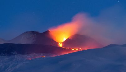 Kitört az Etna, földrengés rázta meg Szicíliát
