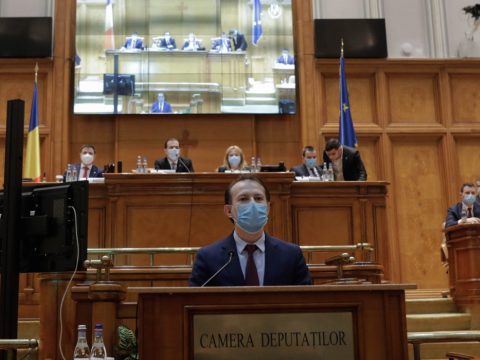 Bizalmat szavazott a parlament Florin Cîţu kormányának