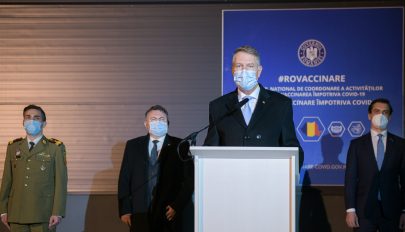 Iohannis: a Legfelsőbb Védelmi Tanács jóváhagyta az oltási stratégiát