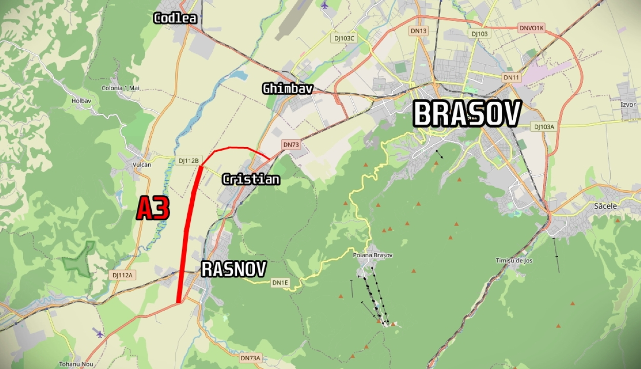 FRISSÍTVE: Csütörtökön átadják a Ploieşti – Brassó autópálya első szakaszát