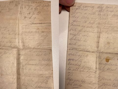 Első világháborús szerelmeslevelek kerültek vissza a címzett családjához