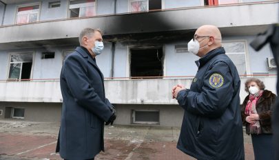 Tűz a Matei Balş intézetnél/Iohannis: gyors megoldásokkal kell előállni