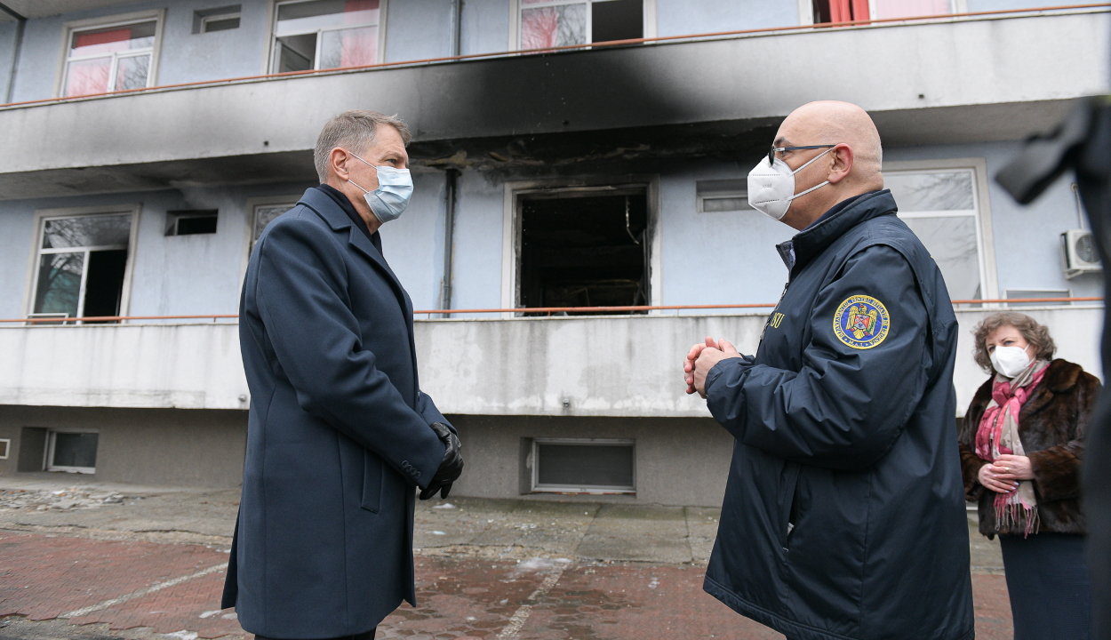 Tűz a Matei Balş intézetnél/Iohannis: gyors megoldásokkal kell előállni