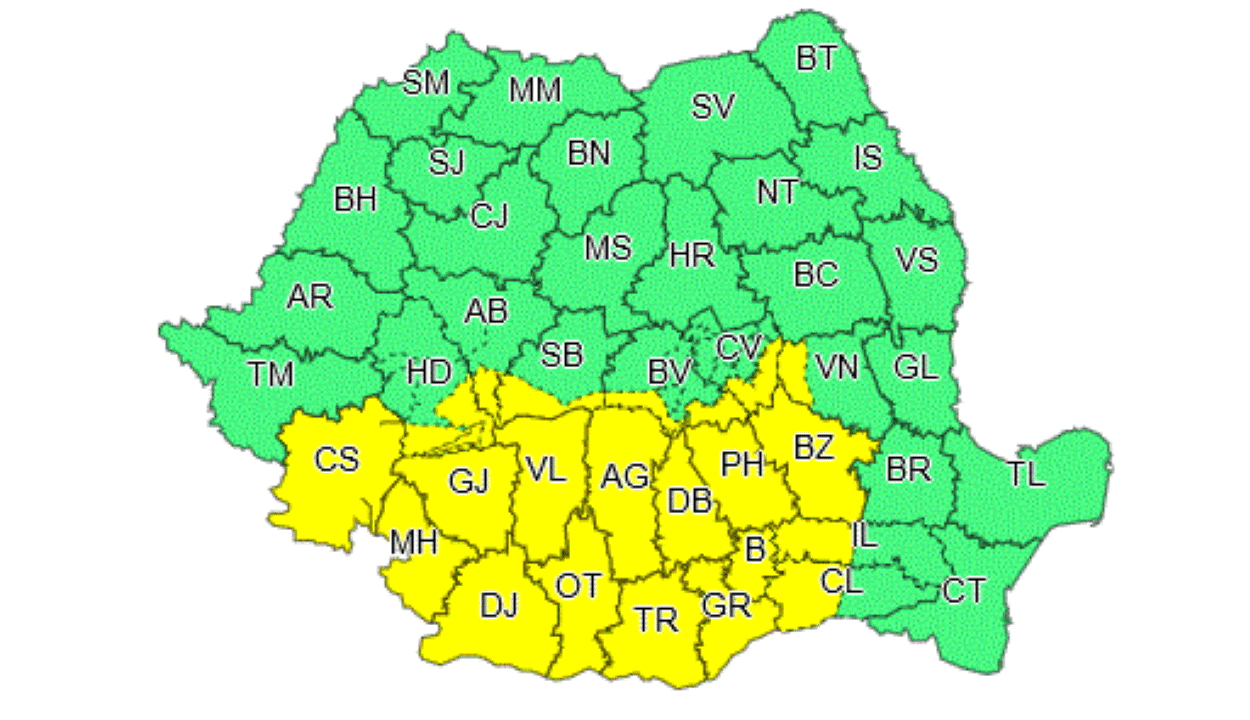 Elsőfokú havazási riasztás 20 megyében és a fővárosban hétfő délutánig