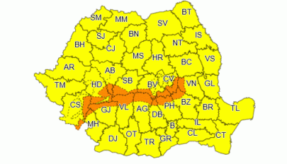 Aktualizálták a korábban kiadott, rossz időre vonatkozó riasztásokat