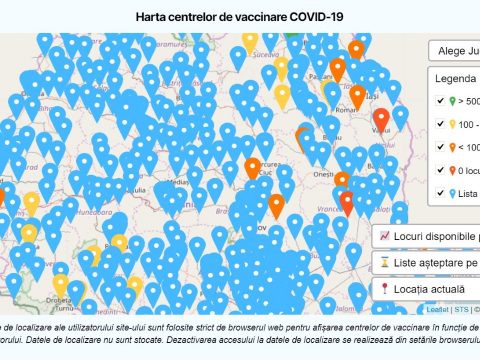 Elérhetővé vált az oltóközpontok interaktív térképe, az alkalmazott vakcina típusával