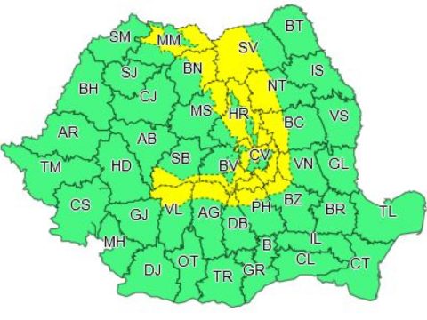 Lehűlésre, havazásra figyelmeztetnek a meteorológusok