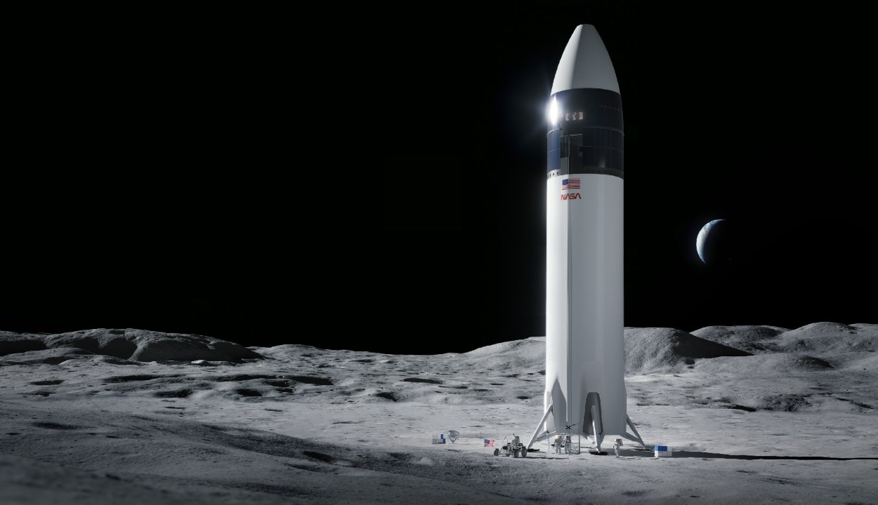 A SpaceX építhet űrhajót a NASA-nak, amivel ismét embert küldenek a Holdra