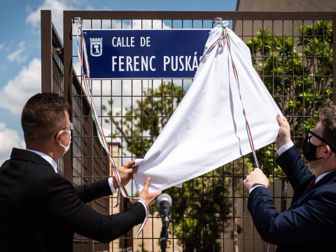 Utcát neveztek el Puskás Ferencről Madridban