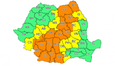 Narancssárga riasztást adtak ki 18 megyére a várható nagy mennyiségű eső miatt