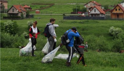 Szemétgyűjtés az Őrkőn