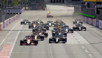 Forma-1: Pérez győzött, Verstappen és Hamilton pont nélkül maradt az Azeri-nagydíjon