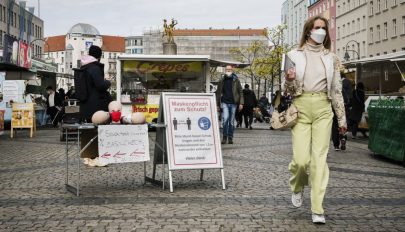 A németek több mint 40 százaléka a világjárvány után is viselne maszkot