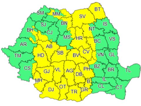 Záporokra, zivatarokra, légköri instabilitásra figyelmeztetnek a meteorológusok