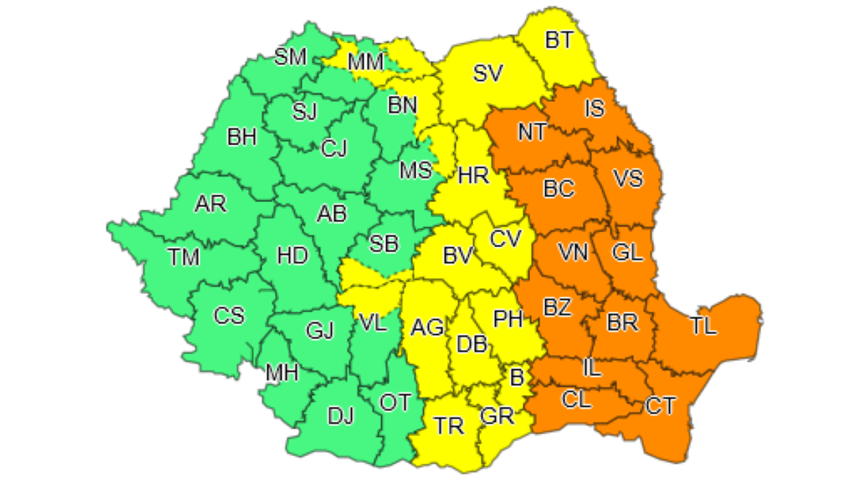 Újabb narancssárga és sárga riasztást adtak ki a meteorológusok