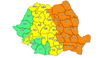 Narancssárga és sárga riasztást adtak ki a várható nagy mennyiségű eső és viharok miatt