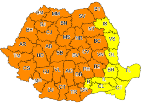 Hőségre és légköri instabilitásra, viharokra, jégesőre figyelmeztetnek a meteorológusok