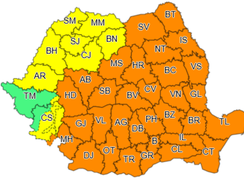 Első- és másodfokú viharriasztást adtak ki a meteorológusok