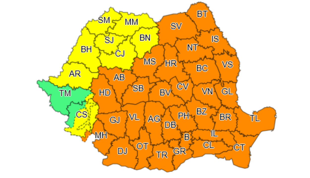 Első- és másodfokú viharriasztást adtak ki a meteorológusok