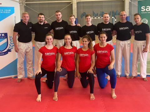 Közös edzés az olimpikonnal – interjú a Román Karateszövetség küldötteivel