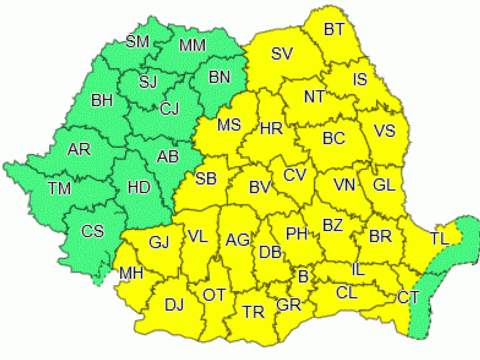 Csütörtökön és pénteken is hőség lesz az ország középső, déli és keleti régióiban