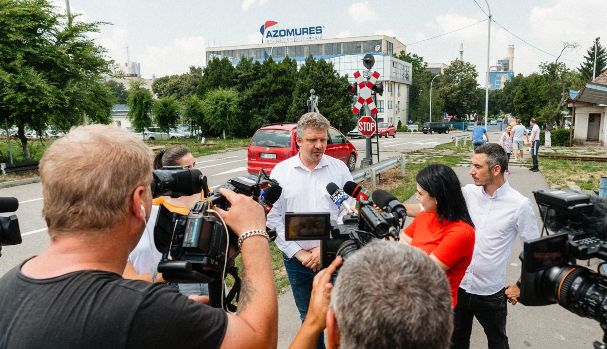 Népszavazást kezdeményez Marosvásárhely polgármestere az Azomureș vegyipari üzem sorsáról